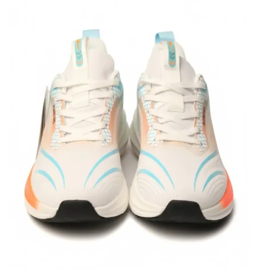 Warrior Gradient Running Shoes – Blue & Orange Accent Edition